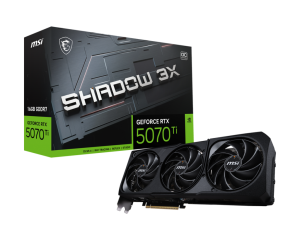 NEW NVidia RTX 4000  Series Graphic Cards(MSI GeForce RTX 5070 Ti 16G SHADOW 3X OC)