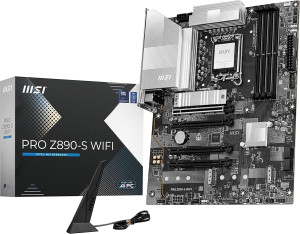 MSI M/Board with Intel  Z890  Chipset For Intel  15th (15th PRO Z890-S WIFI (DDR5))