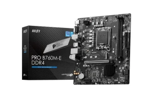 MSI M/Board with Intel B660 Chipset For Intel 12th Generation Processors LGA 1700